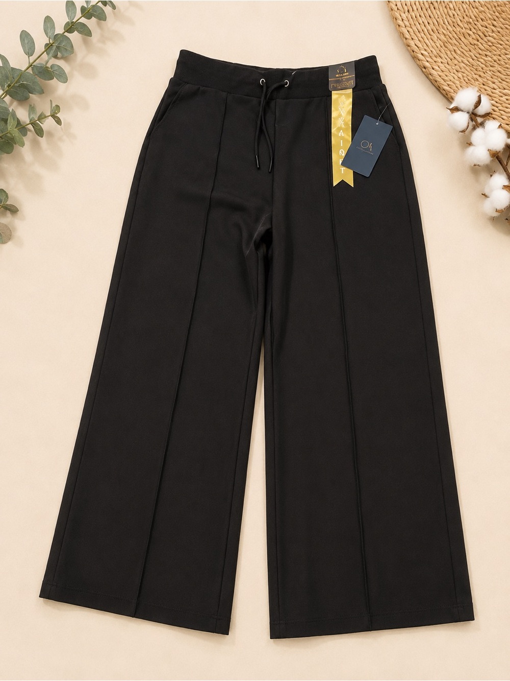 Olive Avenue Women's Black Pull-On Knit Pants